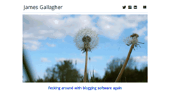 Desktop Screenshot of jamesgallagher.ie